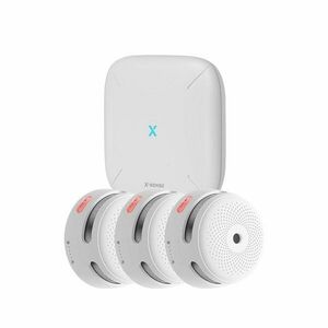 Kit wireless pentru detectarea fumului X-Sense SBS50+3XXS01-M, control aplicatie, WiFi, autonomie 5 ani imagine