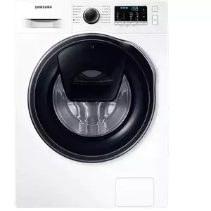 Masina de spalat rufe Slim Samsung WW8NK52E0VW/LE, 8 kg, 1200 RPM, Clasa C, Add-Wash, EcoBubble, Motor Inverter Digital, Alb imagine