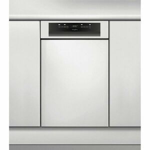 Masina de spalat vase partial incorporabila Whirlpool WSBO 3O34 PF X, 10 seturi, 8 programe, Al 6-lea Simt, PowerClean Pro, start intarziat, clasa D imagine