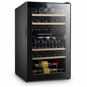 Racitor pentru vinuri SRV98LMCD, 88 L, 33 sticle, Control electronic, 5 rafturi din lemn imagine