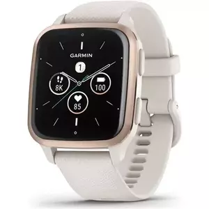 Ceas smartwatch Garmin Venu Sq 2, Music Edition, Ivory/Peach Gold imagine