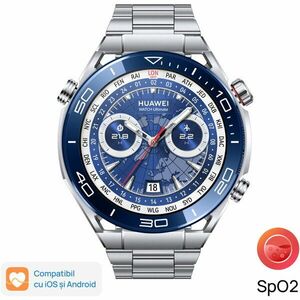 Ceas smartwatch Huawei Watch Ultimate Voyage, Blue VOYAGE BLUE imagine