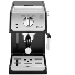 Espressor manual DeLonghi Active line ECP33.21.BK, 1100 W, 1.1 L, 15 bar, Sistem Cappuccino, Negru imagine