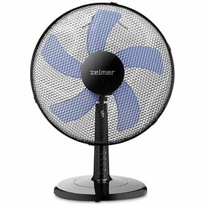 Ventilator de birou Zelmer ZTF0400, 50 W, 40 cm diametru, 3 trepte viteza, Negru imagine