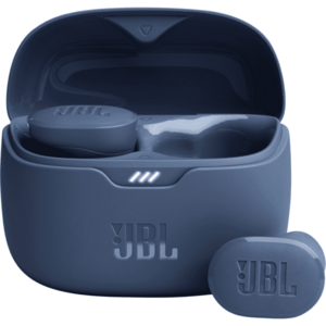 Casti in-ear JBL Tune Buds, True wireless, Active Noise Cancelling, Bluetooth, 4 Microfoane, Autonomie 48H, IP54, Albastru imagine