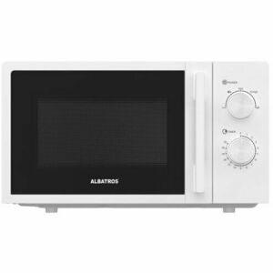 Cuptor cu microunde Albatros MWA-20MC4, 700 W, 20 L, Dezghetare, Lumina interior, Alb imagine