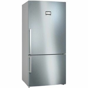 Combina frigorifica Bosch KGN86AIDR, 631 l, NoFrost, PerfectFit, Iluminare LED, Clasa D, H 186 cm, Inox AntiAmprenta imagine