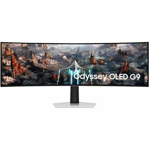 Monitor LED Samsung Gaming Odyssey OLED G9 G93SC LS49CG934SUXEN Curbat 49 inch DQHD OLED 0.03 ms 240 Hz HDR FreeSync Premium Pro imagine