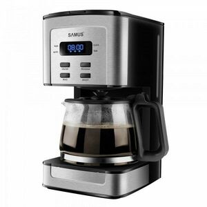 Filtru de Cafea TEMPORA, Timer, 800 W, 8-10 Cesti, Rezervor 1.3 L, Supapa anti-picurare, Filtru permanent, Suport pentru filtru detasabil si lavabil, Inox imagine