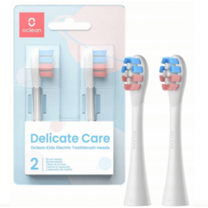 Set 2 capete de schimbat pentru periute electrice copii Toothbrush Kids P3K1 White imagine