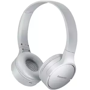 Casti Audio On ear Panasonic RB-HF420BE-W, Wireless, Bluetooth, Functie Bass, Microfon, Autonomie 50 ore, Alb imagine