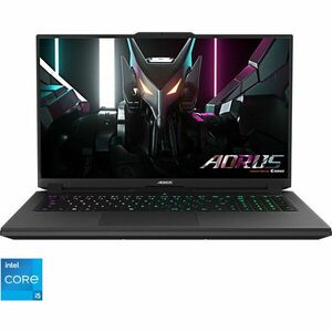 Laptop GIGABYTE Gaming 17.3'' AORUS 7 9MF, FHD 360Hz, Procesor Intel® Core™ i5-12500H (18M Cache, up to 4.50 GHz), 16GB DDR4, 512GB SSD, GeForce RTX 4050 6GB, Free DOS, Black imagine