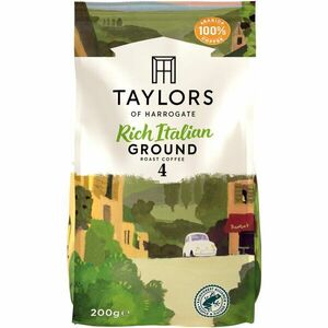 Cafea Macinata Rich Italian, Taylors of Harrogate, 100% Arabica, 200 g imagine