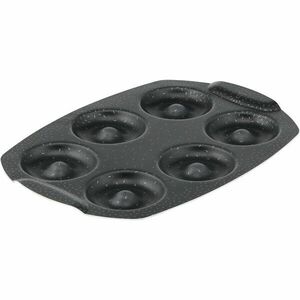 Forma de copt Tefal PerfectBake Mini Gogosi, aluminiu reciclat, invelis antiaderent, 21x29 cm, negru & maro imagine