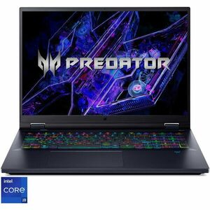 Laptop Gaming Acer Predator Helios 18 cu procesor Intel® Core™ i9-14900HX pana la 5.80 GHz, 18, WQXGA, Mini LED, IPS, 250Hz, 32GB DDR5, 2TB SSD, NVIDIA® GeForce RTX™ 4090 16GB GDDR6, No OS, Abyssal Black imagine