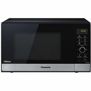 Cuptor cu microunde Panasonic NN-GD38HSSUG, 23 l, 1000 W, Digital, Grill, Accesoriu Steam+, Inverter, Inox/Negru imagine