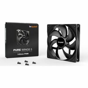 Ventilator / radiator be quiet! Pure Wings 3 140mm PWM Black imagine