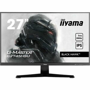 Monitor LED IIyama Gaming Black Hawk G-MASTER G2745HSU-B1 27 inch FHD IPS 1 ms 100 Hz FreeSync imagine