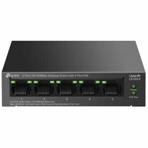 TP-LINK LS105LP 9 PORT 10/100 SWITCH POE imagine