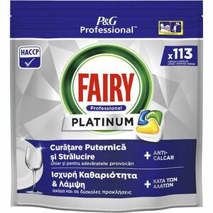 Detergent capsule automat pentru masina de spalat vase Fairy Platinum, 113 spalari. imagine