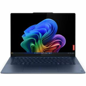 Ultrabook Lenovo 14.5'' Yoga Slim 7 14Q8X9, 3K OLED 90Hz Touch, Procesor Qualcomm Snapdragon X Elite X1E-78-100, 32GB LPDDR5X, 1TB SSD, Qualcomm Adreno, Win 11 Pro (on ARM), Cosmic Blue imagine