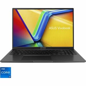 Laptop ASUS 16'' Vivobook 16 X1605VA, WUXGA, Procesor Intel® Core™ i7-13700H (24M Cache, up to 5.00 GHz), 16GB DDR4, 512GB SSD, Intel Iris Xe, No OS, Indie Black imagine