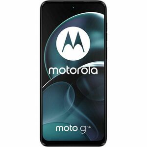 Telefon mobil, Motorola MOTO G14 4+128 DS, Casti cu fir Motorola Pace 105, Gri otel imagine