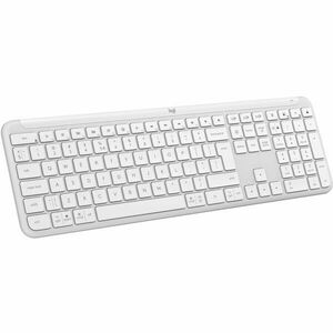 Tastatura wireless Logitech Signature Slim K950, 2.4GHz&Bluetooh, Alb imagine