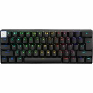 Tastatura mecanica gaming Logitech G PRO X 60 LIGHTSPEED, Ultra Compact TKL, Lightsync RGB, switch-uri GX tactile, Negru imagine