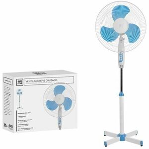 Ventilator cu picior EMMA, 45W, 3 viteze, albastru imagine