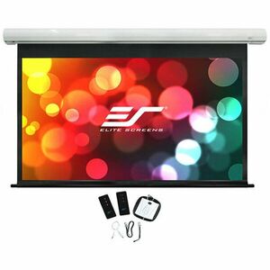 Ecran proiectie electric EliteScreen Saker, marime vizibila: 236.9 cm x 148.1cm SK110NXW-E10, 2 telecomenzi imagine