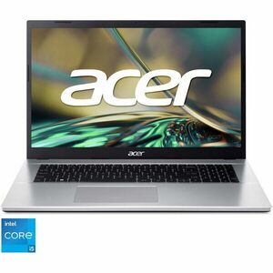 Laptop Lenovo Acer Aspire 3 A317-54-53H1 cu procesor Intel® Core™ i5-1235U pana la 4, 4GHz, 17.3, Full HD, IPS, 16 GB DDR4, 512GB SSD, Intel® Iris® Xe Graphics, No OS, Pure Silver imagine