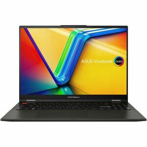 Laptop ASUS Vivobook S 16 Flip OLED cu procesor Intel® Core™ i5-13500H pana la 4.7GHz, 16'', 3.2K OLED, Touch, 120Hz, 16GB DDR4, 512GB SSD, Intel® HD Graphics, Windows 11 Home, Midnight Black imagine