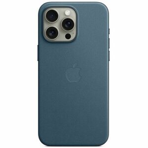 Husa de protectie Apple FineWoven Case with MagSafe pentru iPhone 15 Pro Max, Pacific Blue imagine