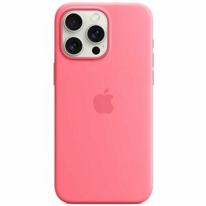 Husa de protectie Apple Silicone Case with MagSafe pentru iPhone 15 Pro Max, Pink imagine