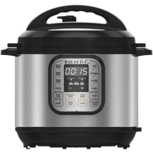 Multicooker Instant Pot Duo 6, 1000 W, 6 L, 13 programe presetate, Capac detasabil, Functie manuala, Argintiu/Negru imagine