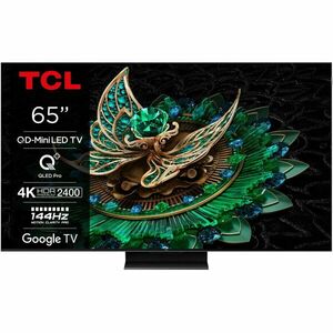 Televizor MiniLed TCL 65C765, 164 cm, Smart Google TV, 4K Ultra HD, 100Hz, Clasa F (Model 2024) imagine