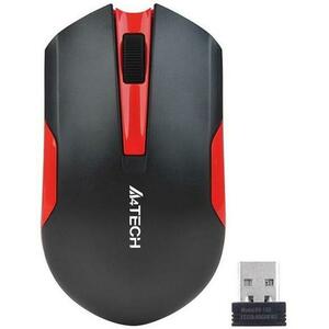 Mouse A4TECH V-TRACK G3-200N-1, USB, 1000 DPI (Negru/Rosu) imagine