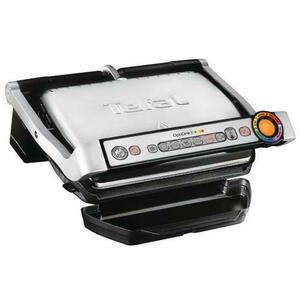 Gratar electric Tefal Optigrill+ Wafles GC716D12, 2000 W, 6 programe, indicator nivel gatire, placi detasabile, accesoriu gofre (Negru/Inox) imagine