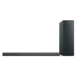 Soundbar Philips TAB6305/10, 2.1, 140 W, Subwoofer wireless (Negru) imagine