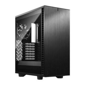 Carcasa Fractal Design Define 7 Compact Light Tempered Glass, Middle Tower, Antifonare (Negru) imagine