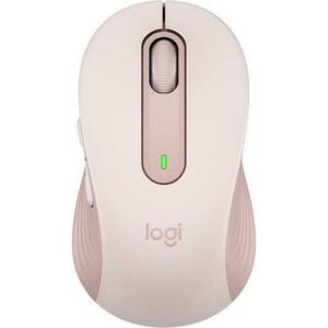 Mouse Wireless Logitech Signature M650, Bluetooth/USB (Roz) imagine