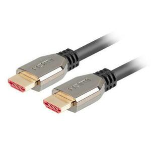 Cablu Lanberg CA-HDMI-30CU-0010-BK, HDMI -HDMI, 8K, 1m (Negru) imagine