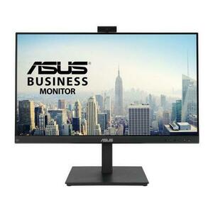 Monitor IPS LED ASUS 27inch BE279QSK, Full HD (1920 x 1080), VGA, HDMI, DisplayPort, Camera Web 2 Mpx, Pivot, Boxe (Negru) imagine