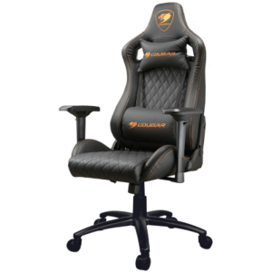 Scaun Gaming Cougar Armor S 3MASBNXB.0001, PVC Piele, reglabil (Negru/Portocaliu) imagine