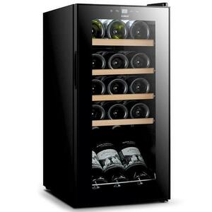 Vitrina pentru vinuri Samus SRV48LMC (15), 4 Rafturi, 44 L, Afisaj Electronic (Negru) imagine