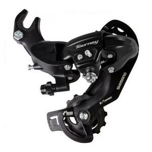 Schimbator spate Shimano Tourney RD-TY300, 6/7V, prindere pe ax, Negru imagine