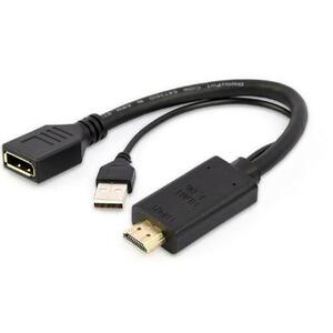 Cablu Gembird A-HDMIM-DPF-01, HDMI, DisplayPort (Negru) imagine