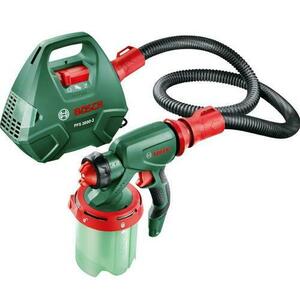 Pistol de vopsit Bosch PFS 3000-2, 650 W, 1000 ml capacitate rezervor, 300 ml/min capacitate pompare, sistem SDS imagine