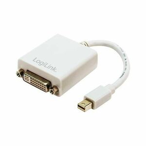 Adaptor LogiLink CV0037, Mini DisplayPort, DVI, Full HD (Alb) imagine